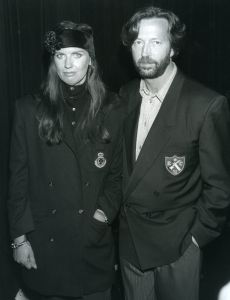 Eric Clapton with Barbara Orbison, NY 1.jpg